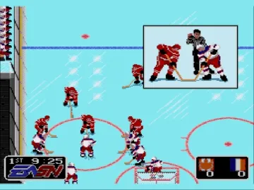 EA Hockey (Europe) screen shot game playing